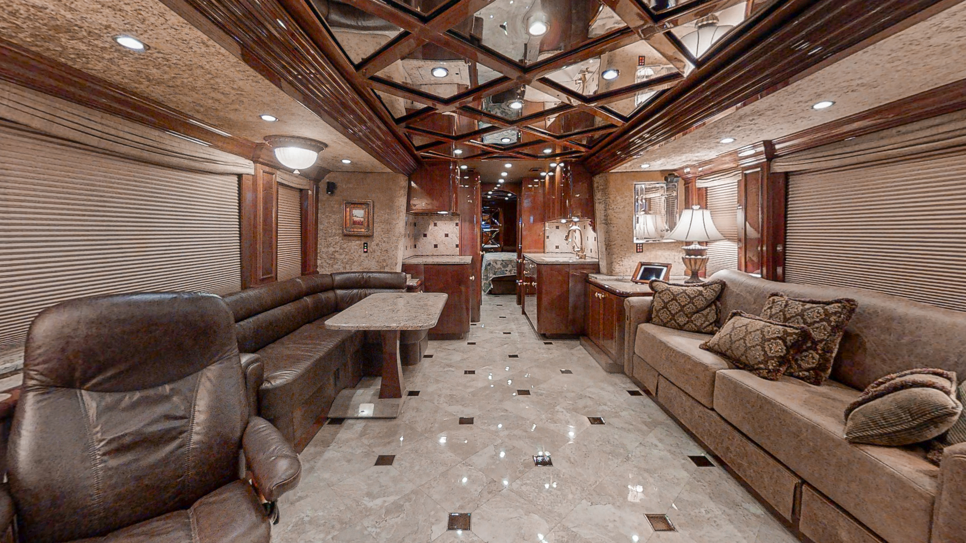 Prevost Bus Interior